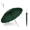 Guarda-chuva de golfe longo e reto com logotipo personalizado, guarda-chuva publicitário para presente, feito sob medida para negócios e hotel, com estampas de feriado e texto impresso