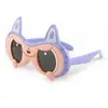 Gafas de Sol de Silicona para Niños, Lindos Gafas de Sol Polarizadas de Gatito de Dibujos Animados para Bebé, Para Tomar Fotos, Protección Solar, Gafas Anti-UV, Modernas