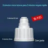 Conector de purificador de água 2 cotovelo reto válvula de esfera de três vias conexão rápida sem cartão acessórios de osmose reversa de PE