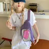 Bolsa Transparente para Muñeca Estilo Japonés, Fresca y Linda, Bolsa de Cintura de Dibujos Animados de Moda para Estudiantes con Alto Atractivo Estético