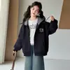 Ropa para Niñas Primavera Nueva Estilo 2026 Niños Medianos y Grandes Niñas Primavera y Otoño Informal Cárdigan Sudadera Moderno