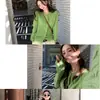 ¡Tienda insignia Shanghai Danong/Recomendado Moda Nueva Primavera 2026 para Mujer! Cárdigan polo de punto trenzado, conjunto de dos piezas