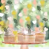 Confeti Verde Eucalipto Forma de Puntos Decoración para Fiesta de Baby Shower Cumpleaños Confeti Decoración de Mesa Suministros