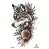 Pequeñas pegatinas de tatuaje de brazo completo Nuevos elementos de moda de rosa, tigre y diamante pegatinas de tatuaje temporal