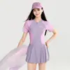 2026 Nuevo Estilo de Gama Alta con Bloques de Color que Ocultan el Vientre, Estilo Falda Adelgazante, Conservador, Deportivo para Estudiantes, con Cremallera, Tallas Grandes, Traje de Baño para Baños Termales para Mujeres