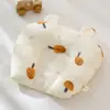 Almohada Linda de Dibujos Animados con Forma Redonda Almohada para Bebé Recién Nacido 0-1 Año Almohada Transpirable Almohada Fija para Corrección de Bebé