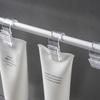 Gancho de Anillo Transparente Baño Limpiador Facial Pasta de Dientes Pinza Estante de Almacenamiento de Baño Suspendido Desmontable Venta al por Mayor 8026
