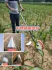 Cultivador de Empurrar Manual para Capinar, Fazer Sulcos, Afofar a Terra e Arar; Cultivador de Três Enxós; Pá Manual de Capinar; Micro Rotocultivador