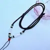 Cordón de collar colgante ajustable al por mayor para jadeíta, obsidiana, ágata, cristal, hecho de cordón de algodón de Mongolia Exterior