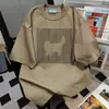 Camiseta Informal de Manga Corta Oversize con Estampado de Letras de Marca de Moda Verano Versátil Ropa de Trabajo Estilo Vintage para Pareja Top