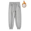 Pantalones de Chándal Personalizados para Niños con Logo Estampado de Terciopelo y Pantalones de Chándal Engrosados para Niños Pequeños y Medianos Pantalones Largos Casuales para Niños para Otoño e Invierno