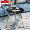 Mesa para Bay Window, Mesa Redonda Pequena para Varanda, Mesa de Canto, Mesa Lateral para Sofá, Mesinha de Centro Pequena para Sala de Estar, Mesa Móvel, Minimalista Estilo Europeu