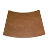 Jogo Americano Personalizado OEM com Padrão de Couro Bovino, Mat Isolante para Hotel, Restaurante, Formato de Leque, Jogo Americano Ocidental, Estilo Europeu, Tapete para Mesa de Conferência, Porta-Copo, ODM