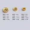 Cuentas Separadoras al por Mayor Color Dorado de 18K que Conserva el Color Microincrustaciones de Circonita Forma de Rueda DIY Pulsera Collar Cuentas Sueltas Accesorios de Joyería