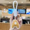Chaveiro Pingente de Couro com Letra Inglesa Criativo, Estilo Simples e Popular, Decoração de Chaveiro de Carro para Casal Presente