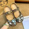 Zapatos de ballet con estampado de lunares estilo Ins, leopardo KT, accesorios para DIY, dijes de zapatos de moda y versátiles, hebillas decorativas para zapatos con agujeros