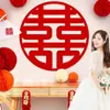 Coleção Completa de Suprimentos para Casamento, Adesivos de Casamento Grandes, Decoração de Parede de Fundo para Quarto de Casamento, Sofá, Adesivos de Casamento