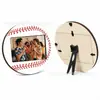 Marco de Fotos de Madera con Temática Deportiva Béisbol Tenis Fútbol Baloncesto Adorno Creativo de Escritorio Marco de Fotos Marco de Fotos Conmemorativo