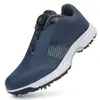 Lechuang Thestron Transfronterizos Talla Grande Zapatos de Golf para Hombre con Tacos Impermeables Deportivos Casuales Zapatos de Golf