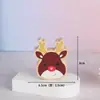 Ímãs de Geladeira de Bambu de Natal Desenho Animado Artesanato de Madeira Criativo Produtos de Madeira Transfronteiriços Enfeites Decorativos