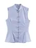Comercio Electrónico Transfronterizo Ropa de Mujer 2026 Verano Nuevo Estilo Europeo y Americano Falda Corta a Rayas Estilo Dobladillo Camisa sin Mangas 1232775