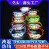 Pulseira da Copa do Mundo de 2026 Suporte para Fãs Pulseira de Silicone Luminosa Pulseira de Pulso Pulseira com Bandeira LED Personalizável