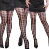Medias Europeas y Americanas de Verano de Red Calada Moda Niñas Sexy Patrón Jacquard Encaje Calado Retro Versátil