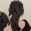 2025 Novo Elegante Presilha de Banana Orelhas de Coelho de Alta Qualidade Clipe Vertical Grampo de Cabelo Rabo de Cavalo Acessório de Cabeça Parte de Trás da Cabeça para Mulheres
