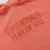 Sudadera con capucha FOG Temporada 8 ESSENTIALS Estampado de letras flocado Marca de moda estadounidense Suéter con capucha de terciopelo para hombres y mujeres