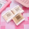 Caixa descartável Double Head Cotton Swab Venda por atacado beleza maquiagem utilidade-higiênico fino cotonete flor cotonete swab