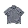 Ropa para Hombre Beijie 2026 Verano Nueva Camisa de Manga Corta a Cuadros Pequeños Camisa Retro de Trabajo para Hombre Atuendo de Pareja Top