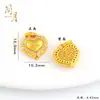 Acessórios DIY Banhados a Ouro Antigo que Preservam a Cor com Pingente de Flor de Rosa Cravejada com Diamantes, Globo Borboleta com Diamantes e Pingente Banhado a Ouro Real