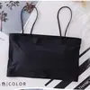 Ropa Interior Seamless de Seda Helada Transpirable para Mujer, Top de Tubo, Banda de Una Sola Línea, Camisola Antideslizante para Estudiantes, Espalda Hermosa para Mujer