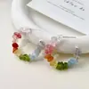 Aretes de Aro Irregulares de Piedra Natural/Verano Dopamina Únicos de Nicho Coloridos para Mujer Nuevos Calientes