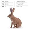 Simulação Transfronteiriça Mini Fazenda Aves Galinha Pato Ganso Vaca Ouro Animal Pequeno Modelo em Miniatura Ornamentos de Mesa de Areia Atacado