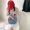 Bolso de Hombro Estilo Coreano para Mujer Sentido de Alta Gama Primavera 2025 Nicho Bolso de Axila de Mezclilla Retro Gran Capacidad Bolso Dumpling para Mujer