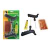 Conjunto pequeno de ferramentas de reparo de pneus para pneu de automóvel motocicleta reparo rápido de pneu tira de borracha ferramenta de reparo de 6 peças