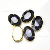 Vidro de alta qualidade diamante oval fundo pontiagudo strass garra dourada costurado à mão diamante faça você mesmo roupas sapatos bolsa joias acessórios