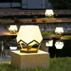 Postes de Lámpara Solares, Farolas para Patio, Luces para Césped de Exterior, Postes de Luz para Puerta de Jardín de Villa, Luces LED para Valla de Patio