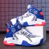 Niños 2026 Niños Niños Zapatos Deportivos Botón Giratorio Resorte Otoño Estudiante Zapatos para Correr Zapatos de Baloncesto de Otoño Antideslizante