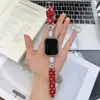 [Correa de Reloj] Adecuada para Correa de Reloj Apple S12iwatch, Patrón de Estrella en Espiral con Brillo Fino, Superficie Brillante, Correa de Reloj Versátil para Mujer