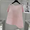 Top plisado estilo Miyake para mujer, Nuevo de verano 2026, Irregular, Manga corta, Cuello redondo, Holgado, Adelgazante, Camiseta