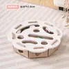 Brinquedo para Gato Auto-Entretenimento Gadget para Alívio do Tédio para Gatinhos e Gatos, Labirinto Educacional, Caixa de Feltro Perfurada, Bolinha com Sino para Provocar Gato