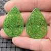 Colgante de jade colgante hueco de turquesa roca de cuarzo jade colgante de gota de agua pendientes colgante collar colgante Marca de jade