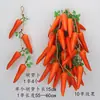 Brochetas Simuladas Falsas de Maíz, Pimiento, Ajo, Cacahuete, Verduras, Brochetas de Frutas, Decoraciones para Restaurantes y Casas de Campo, Modelos para Colgar en la Pared