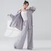 Nuevo Disfraz de Danza Clásica Estilo Chino, Nueva Camisa Holgada de Manga Larga con Bordado de Hoja de Bambú Estilo Nacional, Conjunto de Ropa de Práctica Inspirado en el Diseño