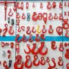 Gancho giratorio, gancho de seguridad giratorio, gancho de seguridad de garra en forma de ojo, gancho de apertura grande, gancho de garra, gancho deslizante con argolla y ojo