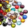 Venta Caliente Transfronteriza Cristal de Vidrio con Color AB Electrochapado Arte de Uñas Diamante Plano Carcasa para Teléfono Móvil Uñas Color Navidad Accesorios de Joyería