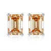 Joias de diamante novo pequena estrela 1 quilate brincos de moissanita tremem ao vivo em estoque S925 prata fornecimento de fábrica