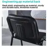 Silla de entrenamiento para recepción de conferencias, silla de oficina con computadora para personal, silla de comedor simple para el hogar, silla con respaldo, silla de mahjong económica y cómoda